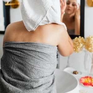 Grande serviette de bain sur mesure