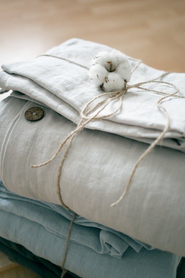 vêtements en coton naturel